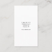 Minimale koel Modern Barber Shop Visitekaartje (Achterkant)