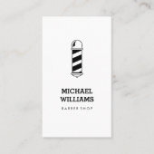 Minimale koel Modern Barber Shop Visitekaartje (Voorkant)