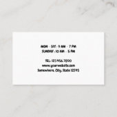 Minimale Koffie Loyalty-kaarten Klantenkaartje (Achterkant)