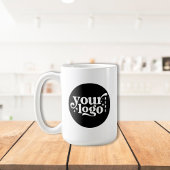 Minimale koffie met eigen zakelijke Logo Koffiemok