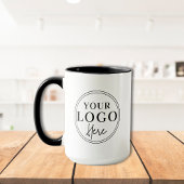 Minimale koffie met eigen zakelijke Logo Mok