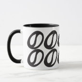 Minimale koffieboon mok (Links)