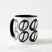 Minimale koffieboon mok (Voorkant links)