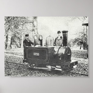 Minimale kooimotor Eaton 1896 Victoriaans Poster