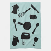 Minimale kookapparatuur, standaard aangepast ontwe theedoek (Verticaal)