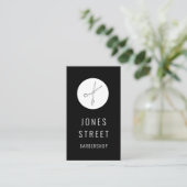 Minimale kool voor schaarste in Barbershop Visitekaartje (Staand voorkant)