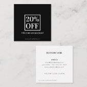 Minimale korting (Voorkant / Achterkant)