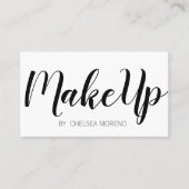 Minimale korting op mooie gebold schoonheidsgetrou klantenkaartje (Voorkant)