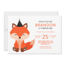 Minimale koute Little Fox Zigzag Birthday