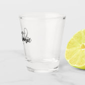 Minimale krommingglas shot glas (Rechts)
