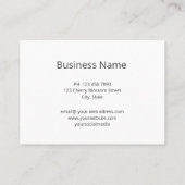 Minimale kruidengrootte bij schildpaddieren visitekaartje (Achterkant)