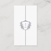 Minimale kuif eenvoudige bruiloft Details Behuizin Informatiekaartje (Achterkant)