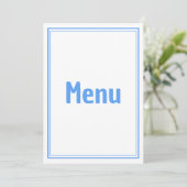 Minimale Kust Verstrengelde Ringen Menu (Staand voorkant)