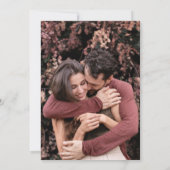 Minimale laag draagbaar script: datum opslaan save the date (Achterkant)