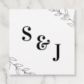 Minimale Labels met een lederbruiloft (Achterkant)