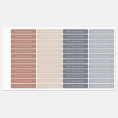 Minimale labels voor Boho-Kinderen (Vel)