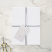 Minimale Labels voor gouden cadeaus Cadeaulabel (Met Touw)