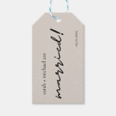Minimale Labels voor weddenschappen Cadeaulabel (Voorkant)