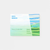 Minimale landscaping slogan kunst  post-it® notes (Voorkant)