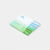 Minimale landscaping slogan kunst  post-it® notes (Schuin)