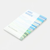 Minimale landschapsarchitectuur kunst post-it® notes (Schuin)