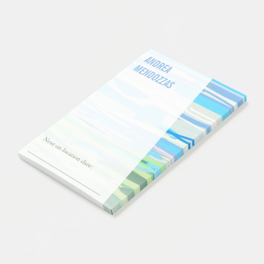 Minimale landschapsarchitectuur kunst post-it® notes (Schuin)