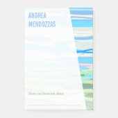 Minimale landschapsarchitectuur kunst post-it® notes (Voorkant)