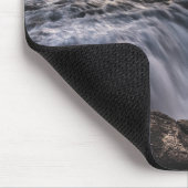 Minimale landschapsfoto van kustgebieden muismat (Hoek)