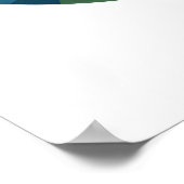 Minimale landschapskunst poster (Hoek)