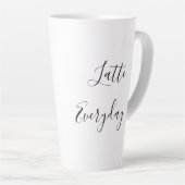 Minimale latte Mok voor elke dag (Rechterhoek)