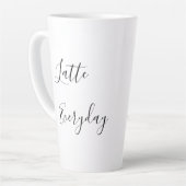 Minimale latte Mok voor elke dag (Linkerhoek)