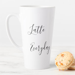 Minimale latte Mok voor elke dag