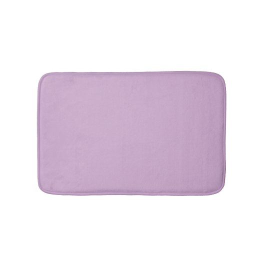 Minimale lavendel lila vaste elegante moderne badmat (Voorkant)