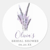 Minimale lavendelenvelop gunstiger voor Stickers (Voorkant)