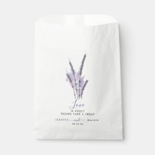 Minimale lavendepletassen bedankzakje