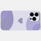 Minimale lavendor Case-Mate iPhone case (Achterkant (horizontaal))