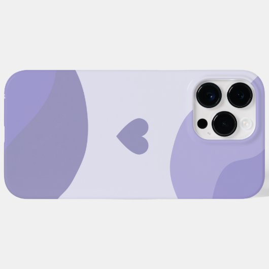 Minimale lavendor Case-Mate iPhone case (Achterkant (horizontaal))