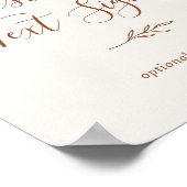 Minimale lebben | Aangepast tekstteken voor Boho C Poster (Hoek)