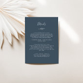 Minimale lebben | Details leistblauw Informatiekaartje