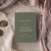 Minimale lebben | Donkere groene wending well Informatiekaartje