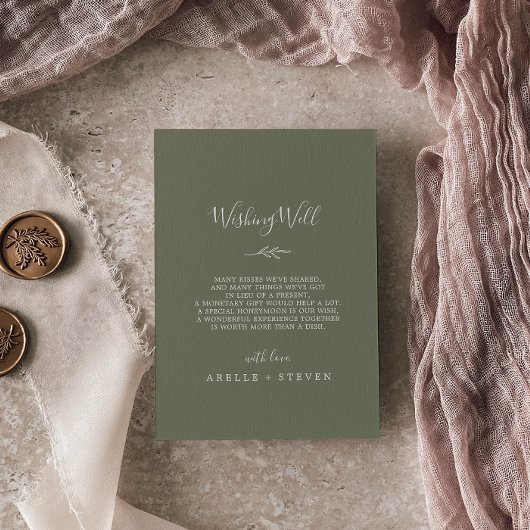 Minimale lebben | Donkere groene wending well Informatiekaartje