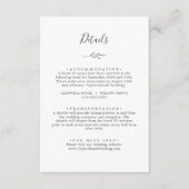 Minimale lebben | Donkergrijze Kaart met details (Voorkant)