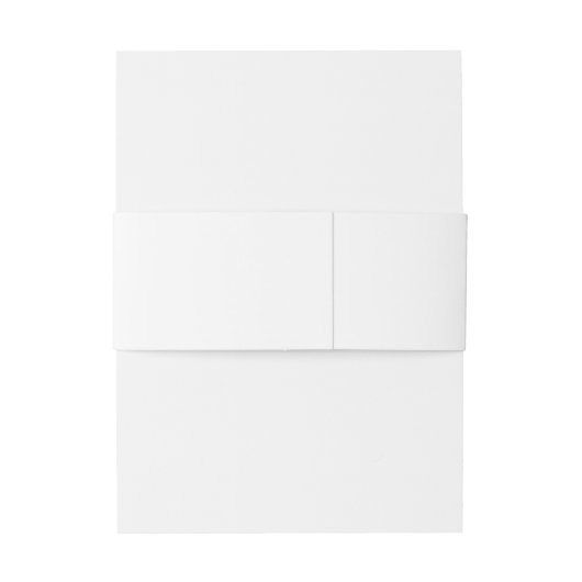 Minimale lebben | Dusty Blue Monogram Weddenschap Uitnodigingen Wikkel (Achterkant Voorbeeld)