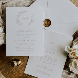 Minimale lebben | Dusty Roos all in one Wedding Kaart