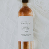 Minimale lebben | Etiket Olive Green Weddenschap