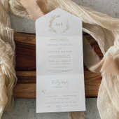 Minimale lebben | Goudbruiloft in één uitnodiging