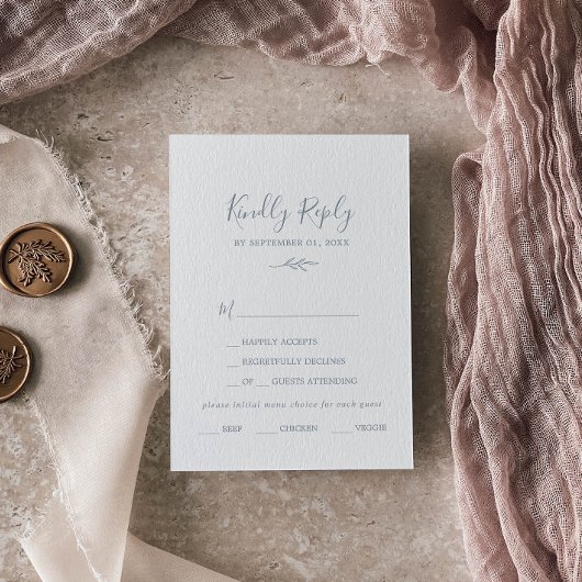 Minimale lebben | Keuze uit het menu Stustblauw RS