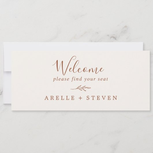 Minimale lebben | Koptekst van de Boho Cream-start (Voorkant)