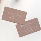 Minimale lebben | Neutraal Visitekaartje