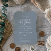 Minimale lebben | Ontvangst van blauwe en witte br Kaart